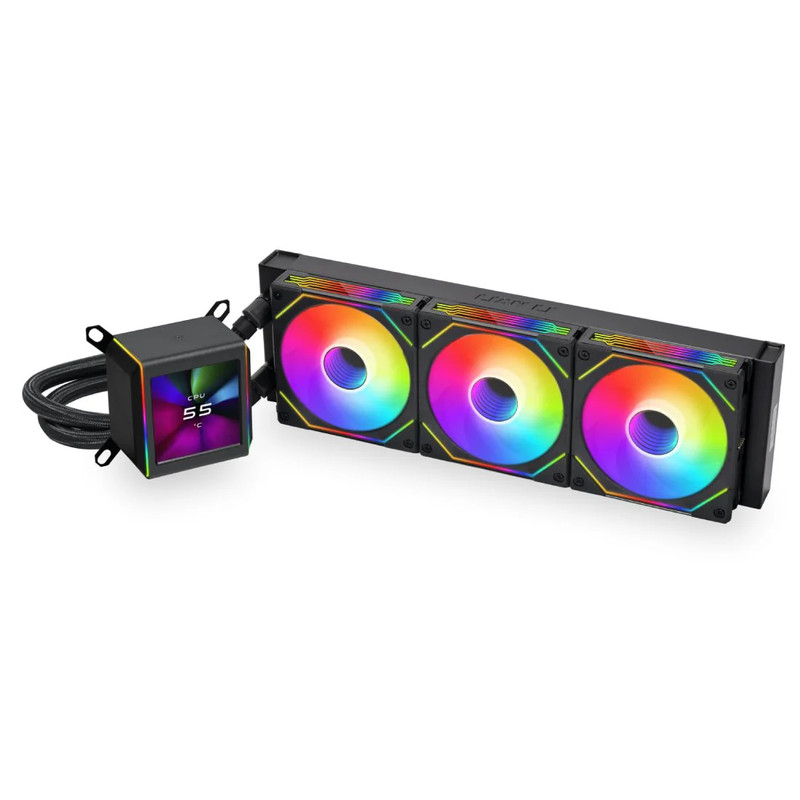Lian Li GALAHAD II LCD 360 SL-INF ARGB AIO Liquid CPU Cooler - Black - مبرد